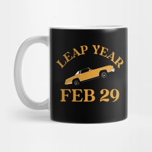 Leap Year Feb 29 Car Lowrider Cars Leap Year Day February 29 Leap Day Car Show Birthday Mug